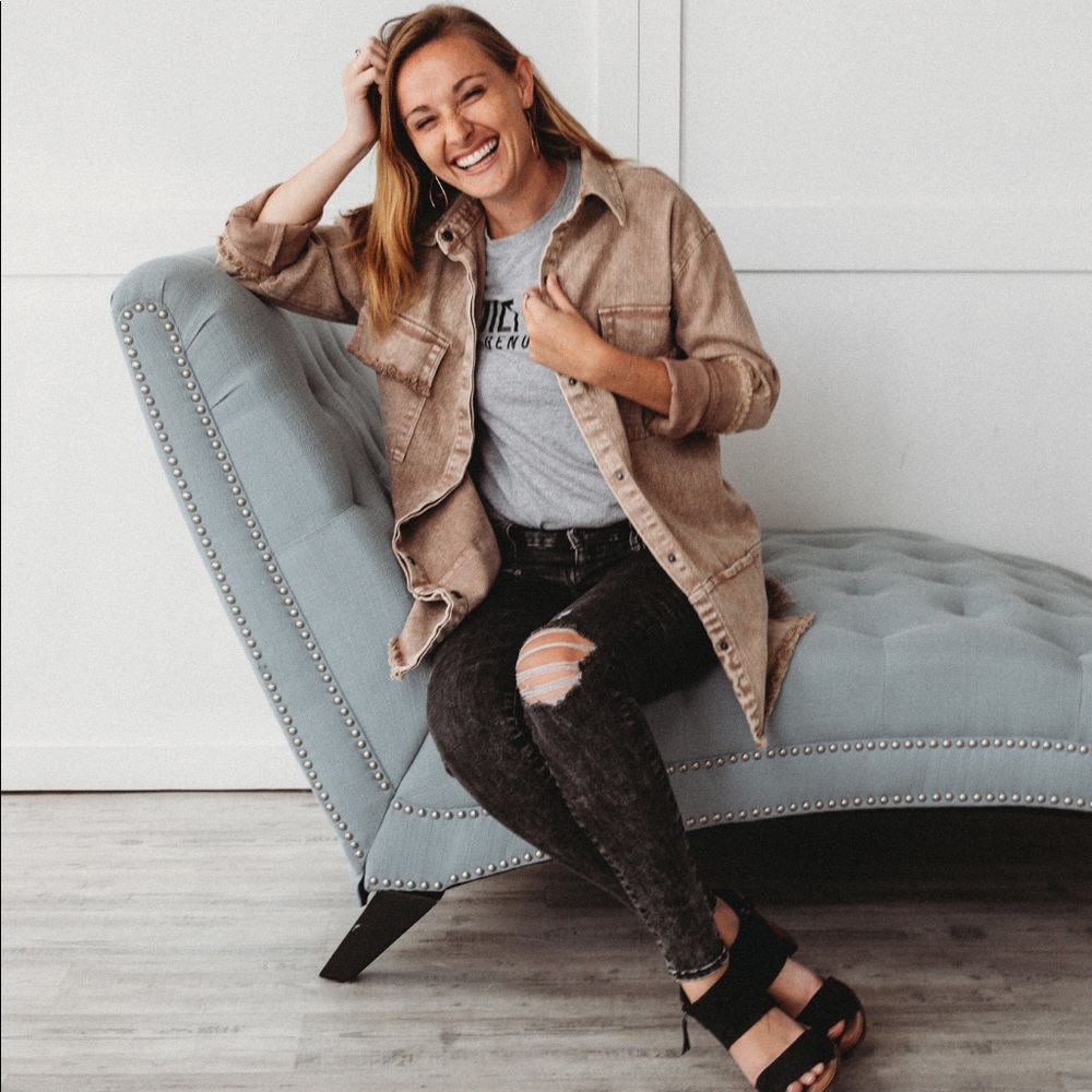 Rust Denim Jacket - Picture 4 of 4